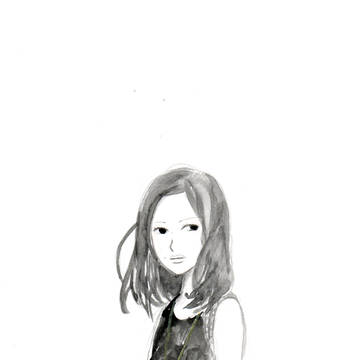 黒い女の人