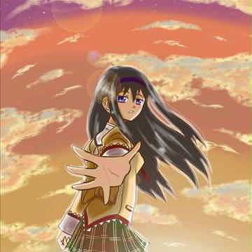 夕焼けほむほむ