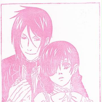 消しゴムはんこ【黒執事】セバシエ
