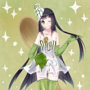 抹茶パフェたん
