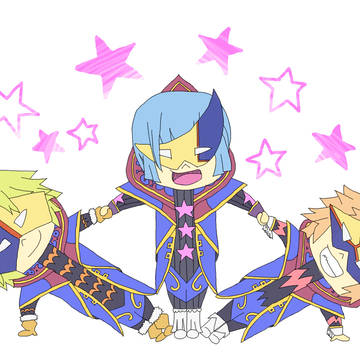 仲良く登場!銀河美少年☆