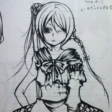 3年以上前に描いたオリジナルイラスト