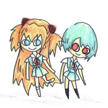 アスカとレイ