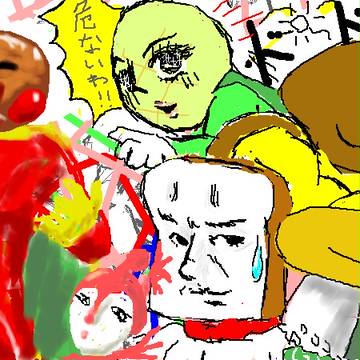 絵チャで描いたパン達