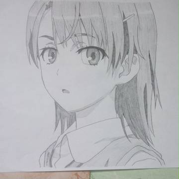 御坂美琴描いてみた