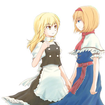 リク絵⑦アリスと魔理沙