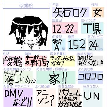 初テンプレ！　プロフィール！