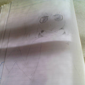 日影あり　落書き