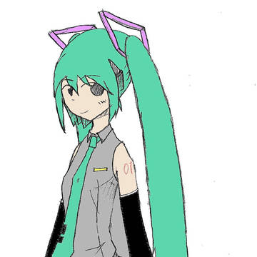 鉛筆ミク7