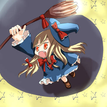 夜の魔女(原寸)