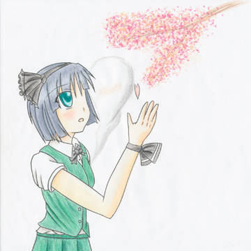色鉛筆でもやってみたんだが