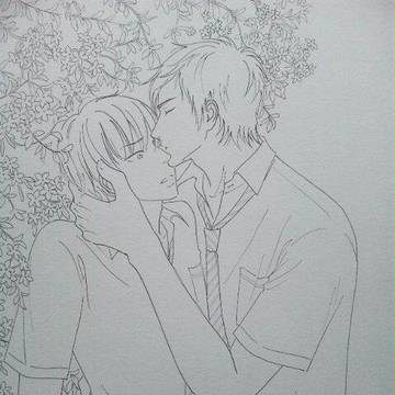 まつげにKISS