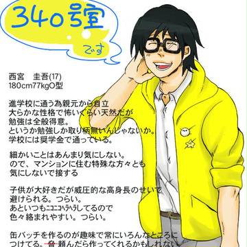 【オリキャラマンション】西宮圭吾【３４０号室】