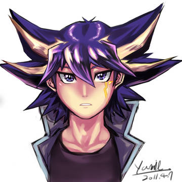 遊星の顔を描いて見ました