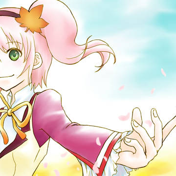 秋の子、春風と共に。