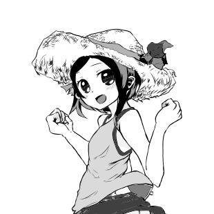 麦わら帽子ハルカ