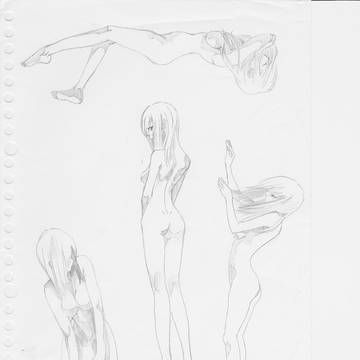人体練習(模写)