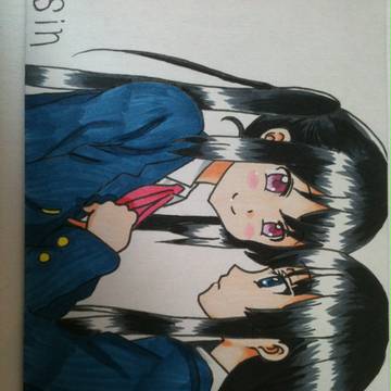 あずにゃんと澪先輩♪
