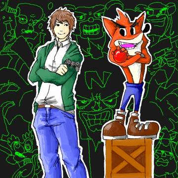 クラッシュバンディクーを実況プレイ