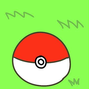 草むらのモンスターボール