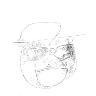 麦わらの人