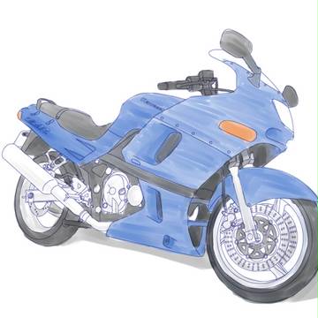 ZZR400_ラフ