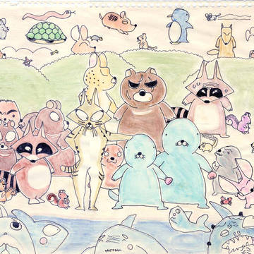 ぼのぼの：昔の絵を晒してみる