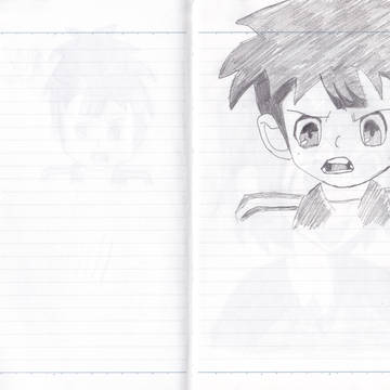 初心者絵描きの模写　イナイレ立向居