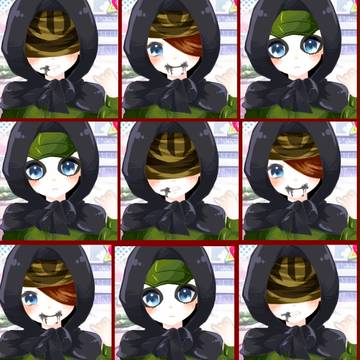 美少女フラッシュアプリDE闇人壁紙