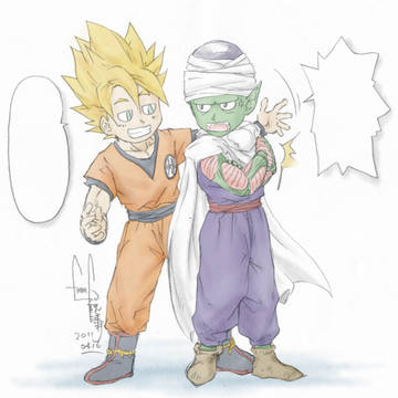悟空とピッコロ