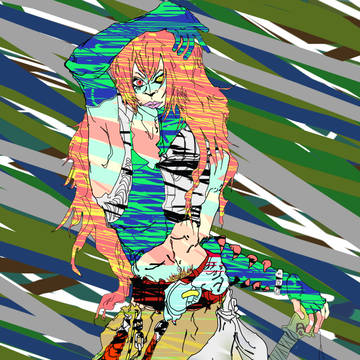 アナログ絵着色