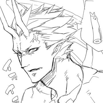 アザゼルさんらくがき