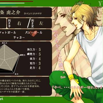 【絵師球】西条 虎之介【キャラシ】