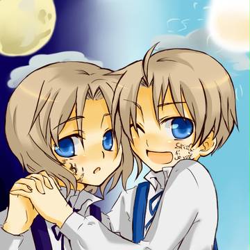 【ヘタリア】北米兄弟×朝と夜の双子【サンホラパロ】