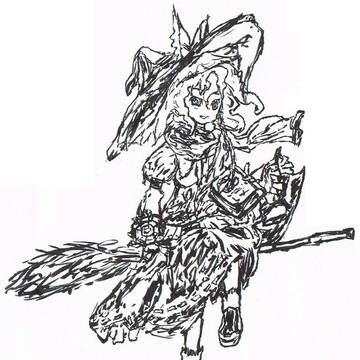 東方香霖堂の表紙魔理沙