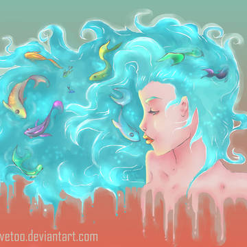 fish in hair