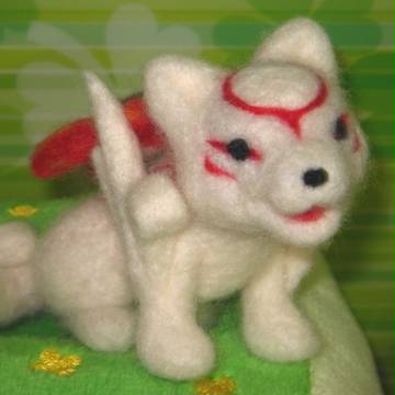 【羊毛フェルト】 大神伝 チビテラス