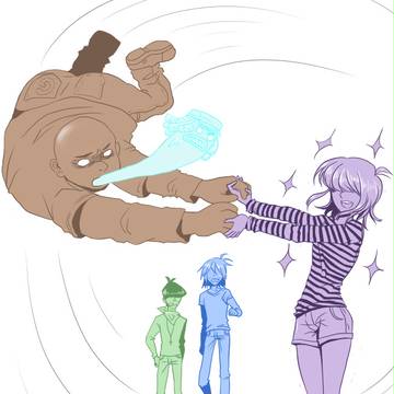 Noodle the strong girl