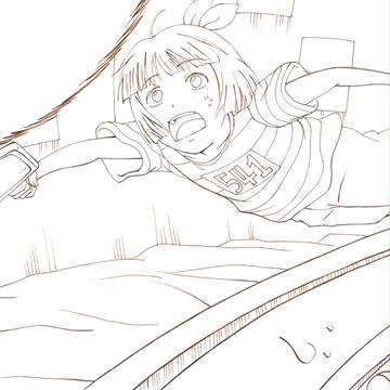 【線画】ウサビッチ＃４