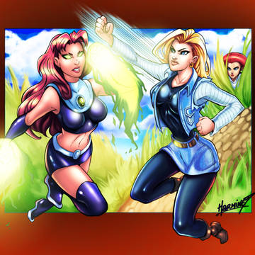 Starfire vs Android 18