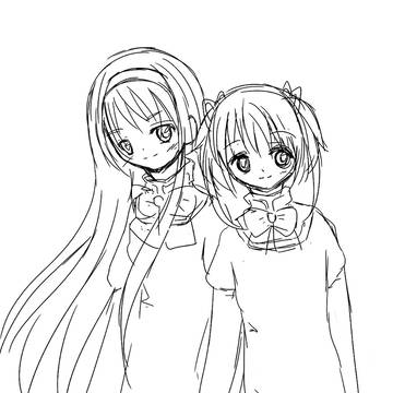 ラフ。