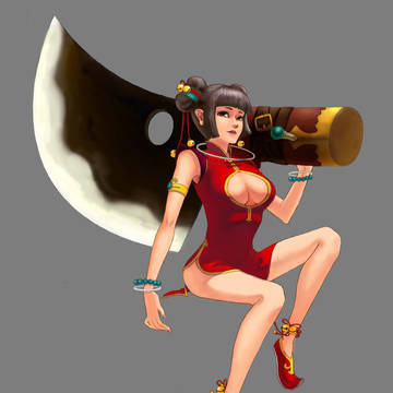 女 大刀