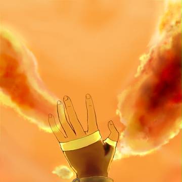 夕焼け・習作
