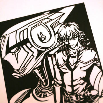 【切り絵】バーナビー・ブルックス Jr.