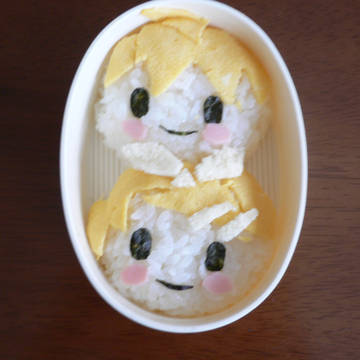 愛情たっぷりリンレン弁当ｗ