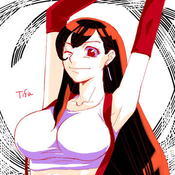 赤ティファ