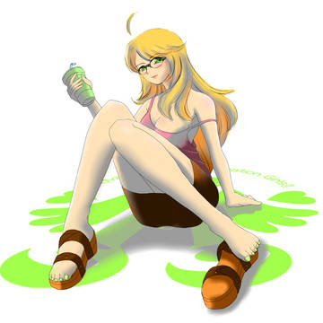 春メガネ　美希