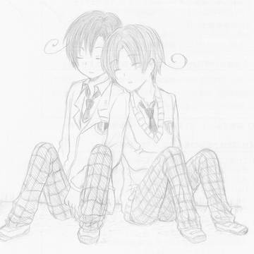 【ヘタリア】二人でシエスタ【くるん兄弟】