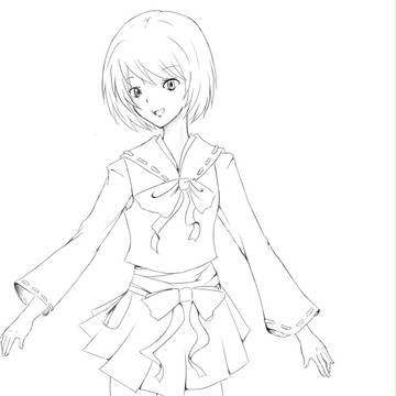 【落書き】鶴姫