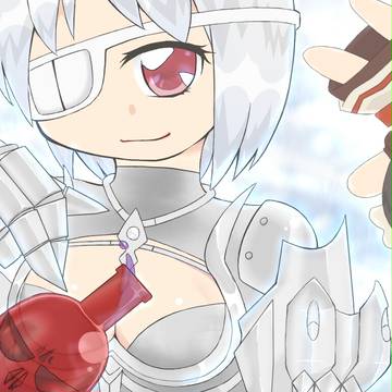 白カラー　ギロチンクロス